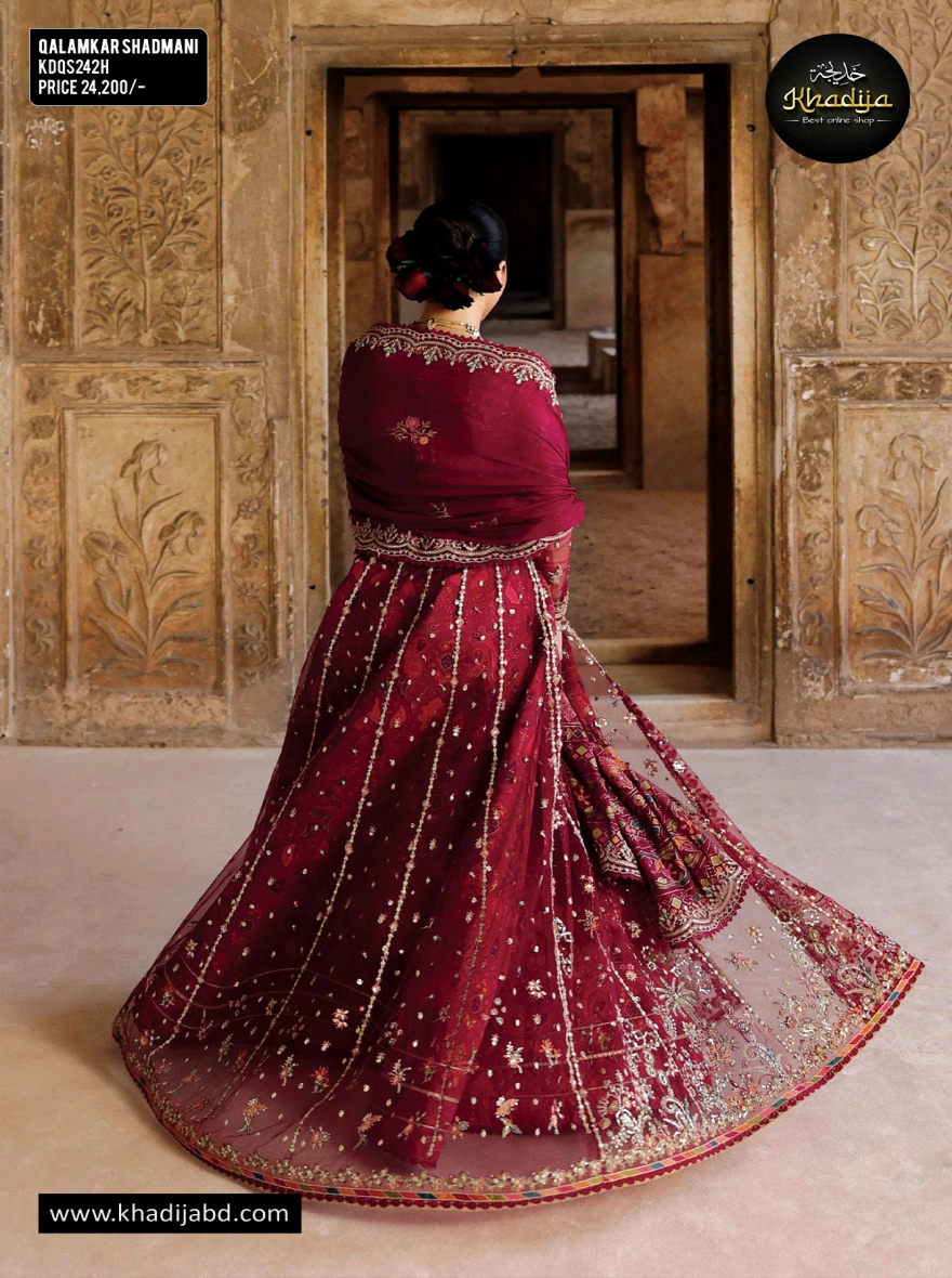 Qalamkar Shadmani Formals Wedding Collection-Unstitched