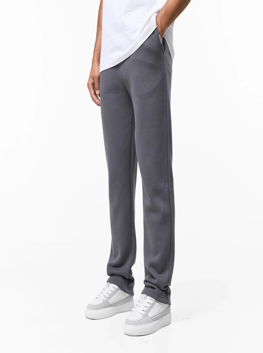 Premium Men’s Plain Deep Ash Trouser – Comfort Meets Style