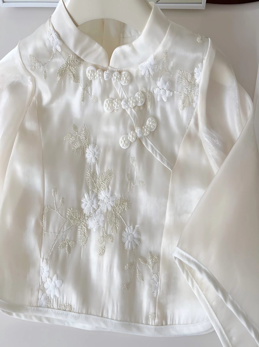 Imported White Casual Tops & Short Skirt Set (China)