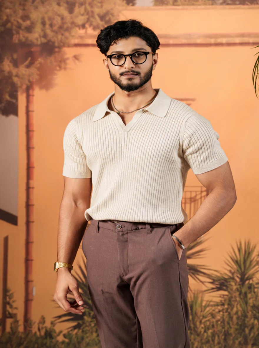 Napoli Sand Knit Polo