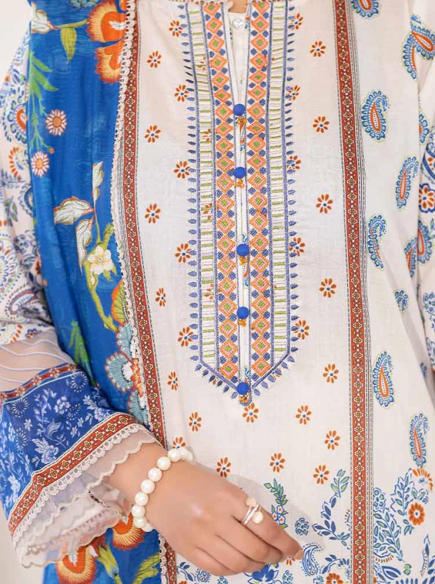 Dusty Rose Embroidered Georgette Suit