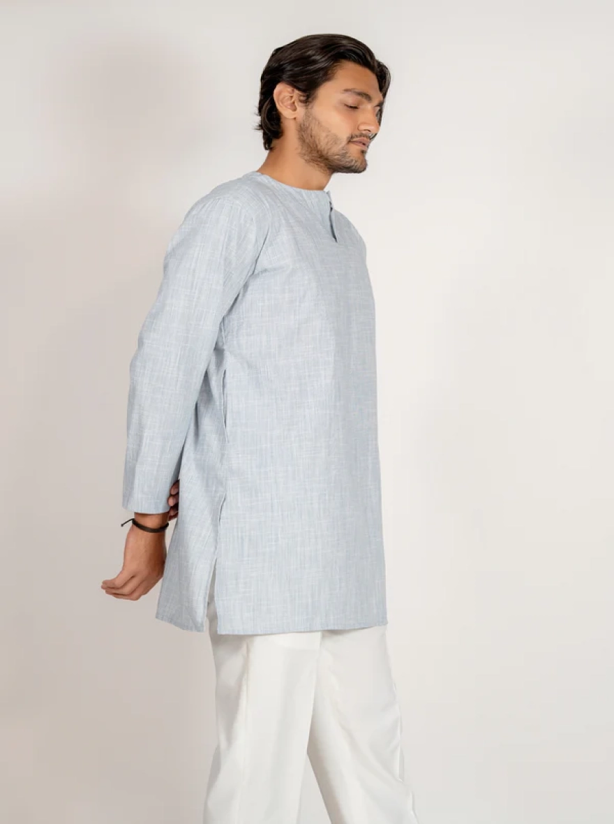 Kiyaan Khaadi Panjabi – White