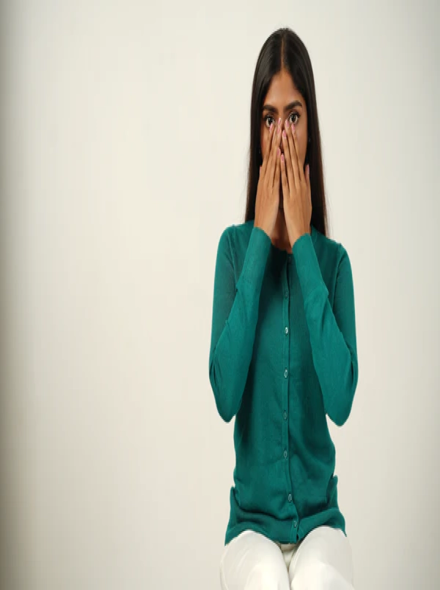 Elia Cardigan in Teal