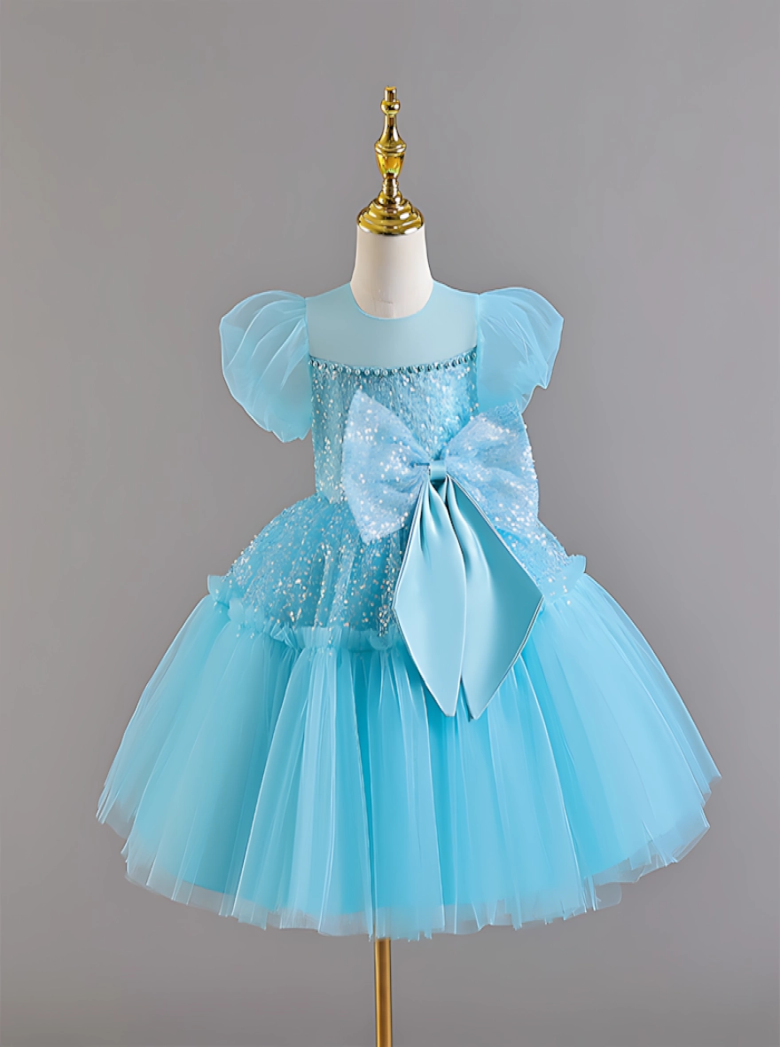 Imported China Gorgeous Princess Pale Frock