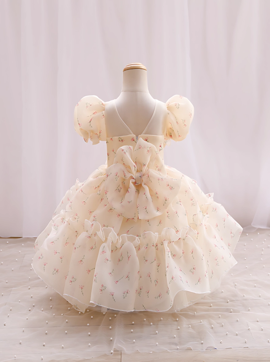 Imported Flower Puffy Party Princess Dress (China)