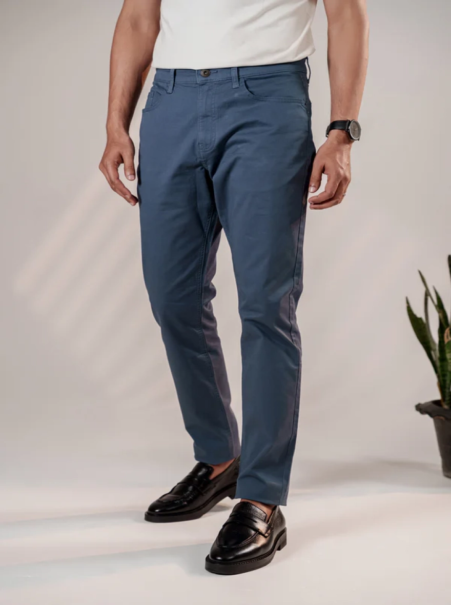 Steel Blue Essential Chinos