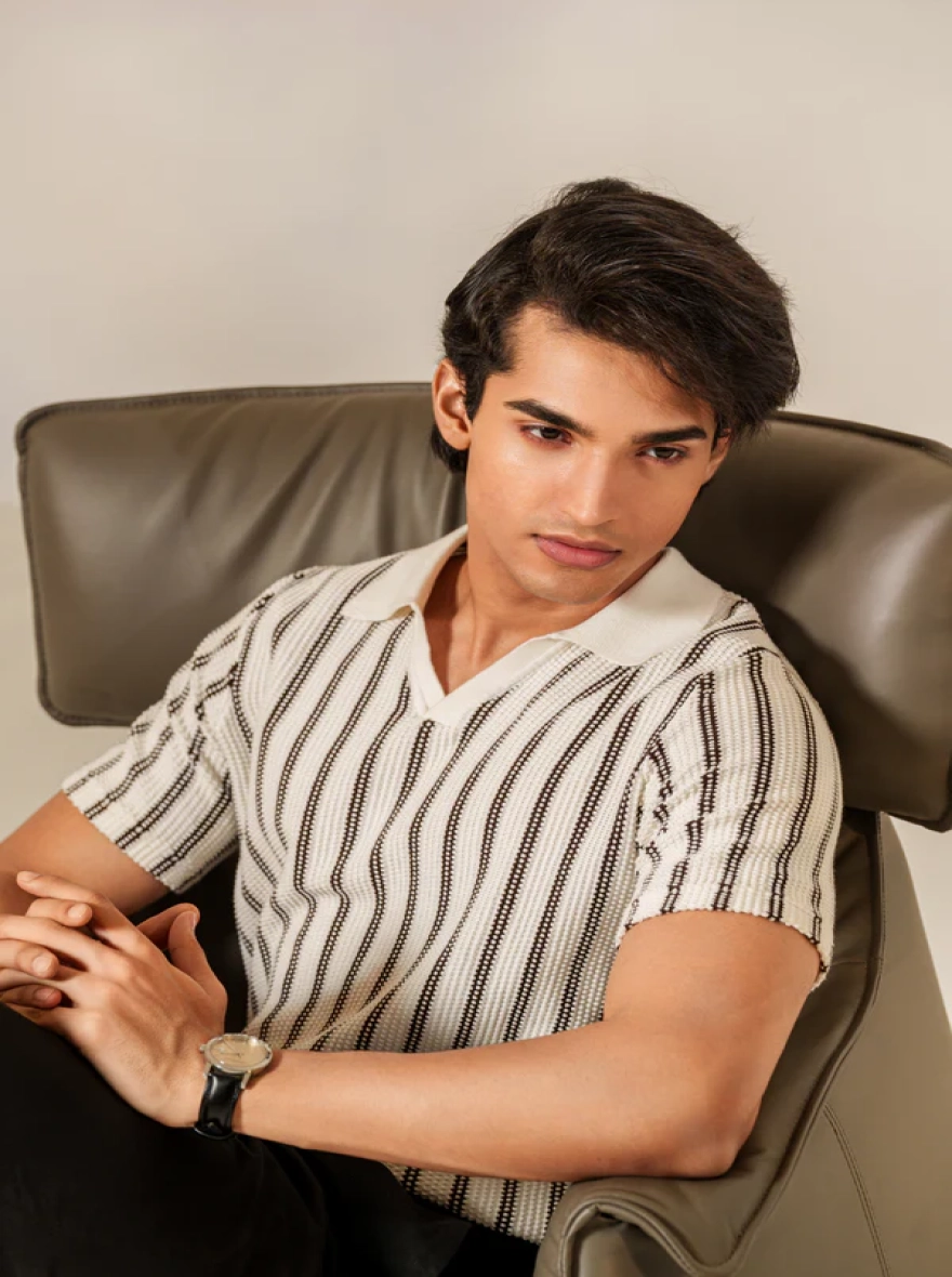 Roma Striped Polo Stand