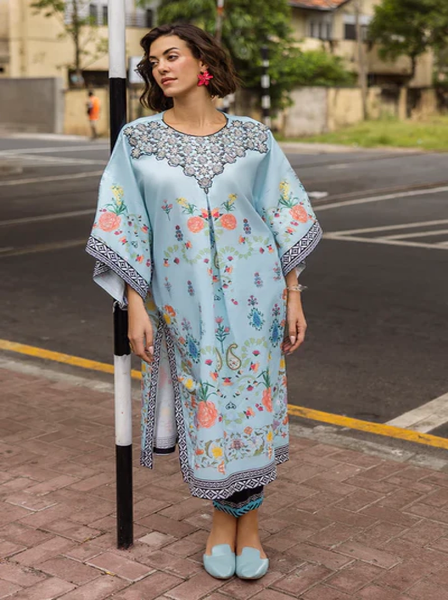 Nerina – 3 Piece Printed Lawn Suit-Unstitehed