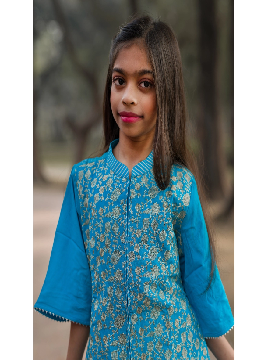 Baby Girls Soft Cotton 3-Piece Set Screen Print & Embroidery