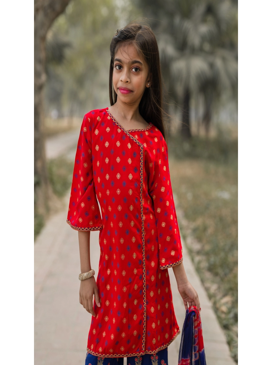 Baby Girls Soft Cotton,3-Piece Set Screen Print & Embroidery