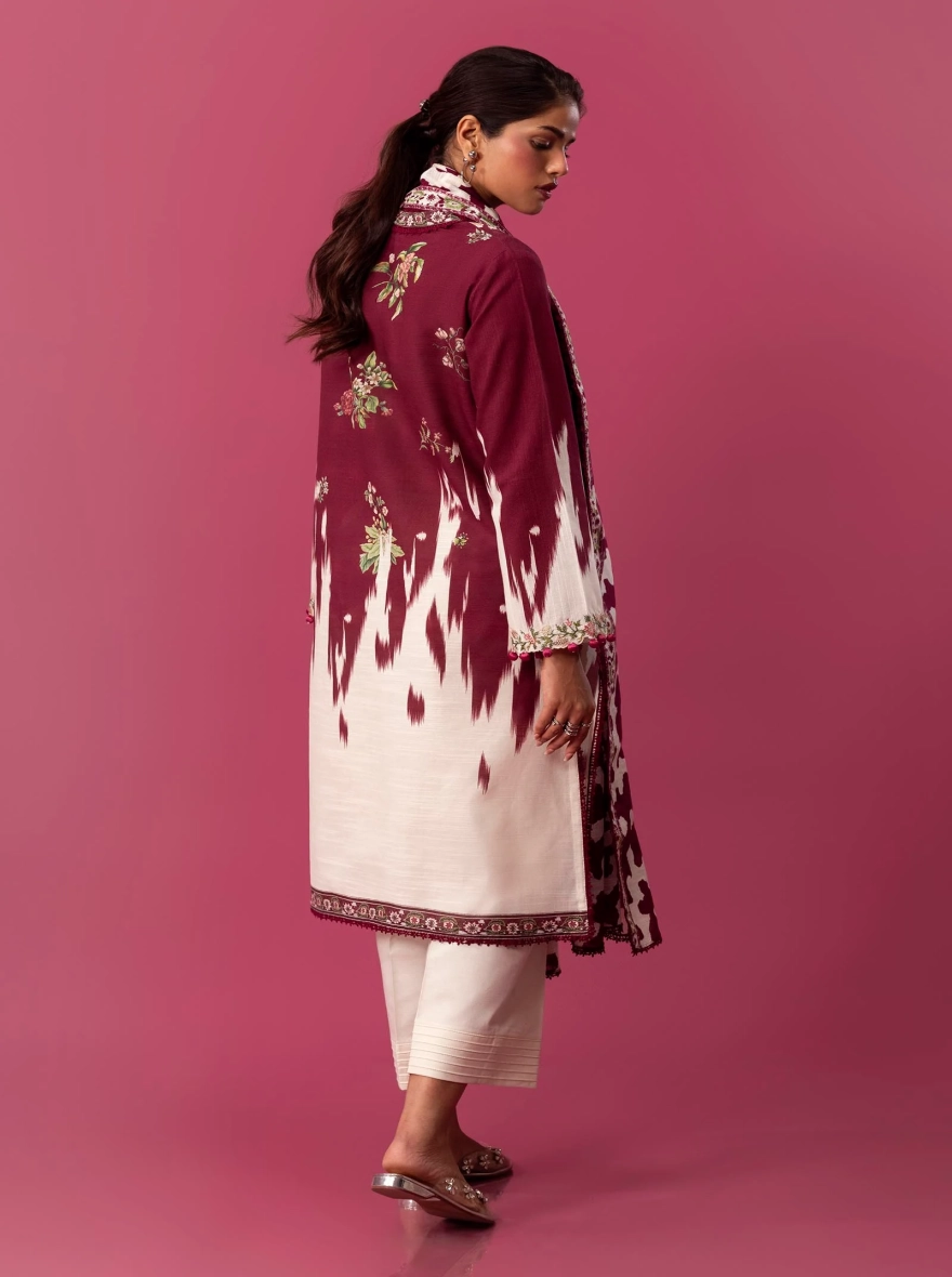 Sana Safinaz Mahay – Digital Printed Slub & Cambric 2-Piece Unstitched Suit