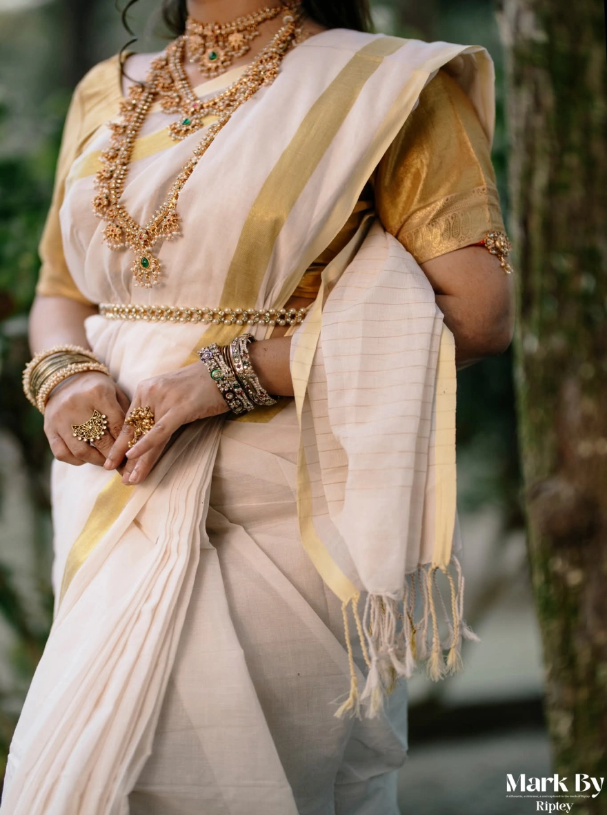 South Indian copy Tangail Halfsilk Saree