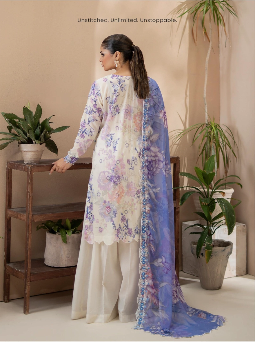Pakistani Premium Mishaal by Gulljee – 3 Piece Printed Lawn Suit