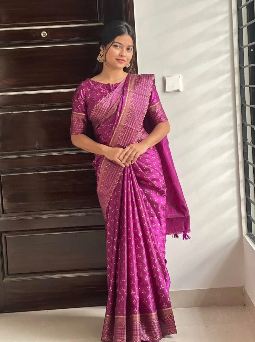 Women's Exclusive Designer Screen Print Japani Silk Saree - Multi-Color