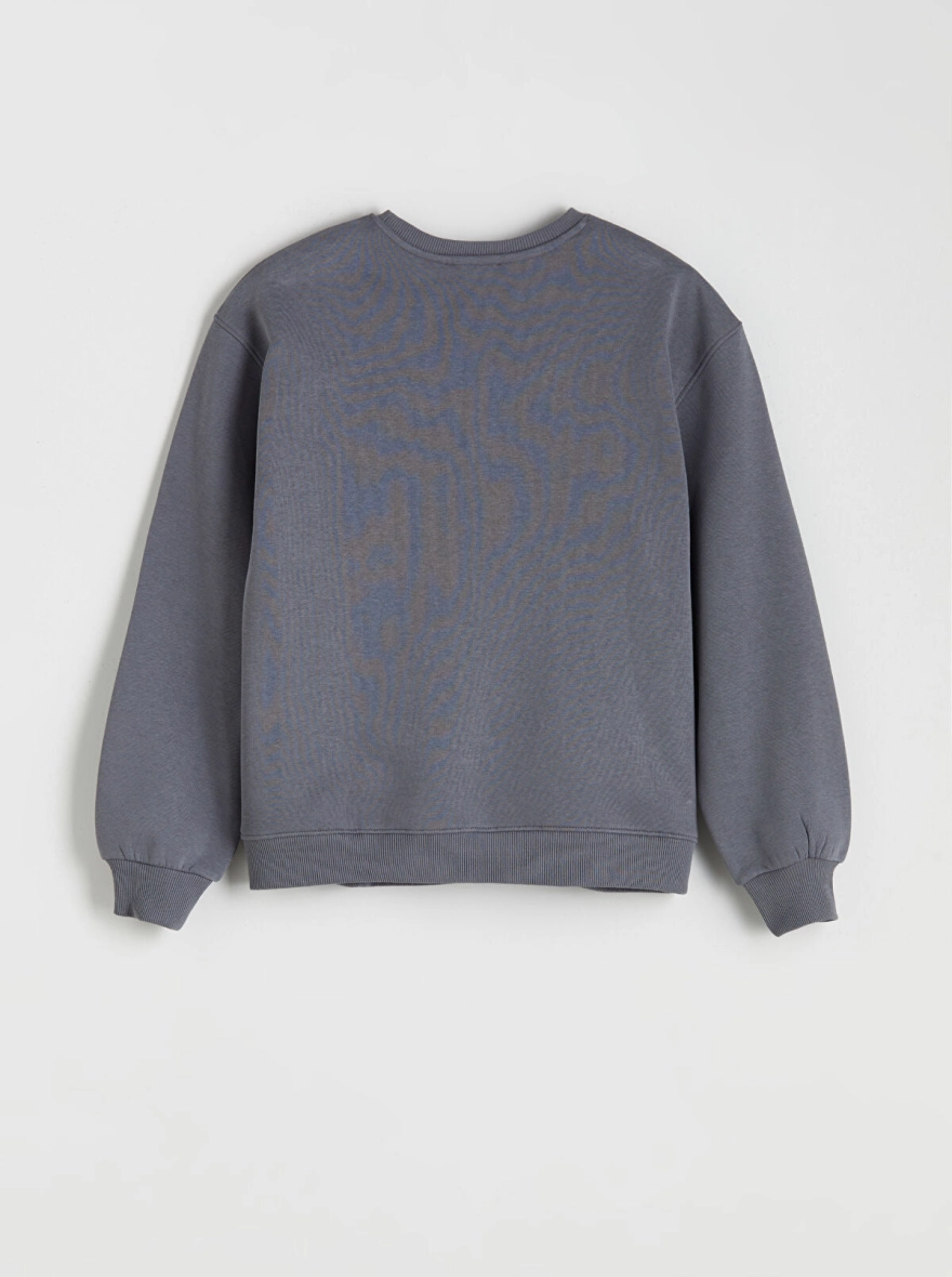 Women's Two Girls Oversized Graphic Sweatshirt