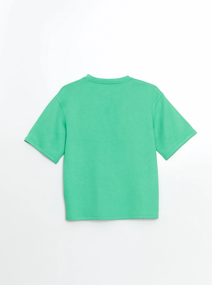 MORE Ladies Oversized Sweat Tee | GREEN