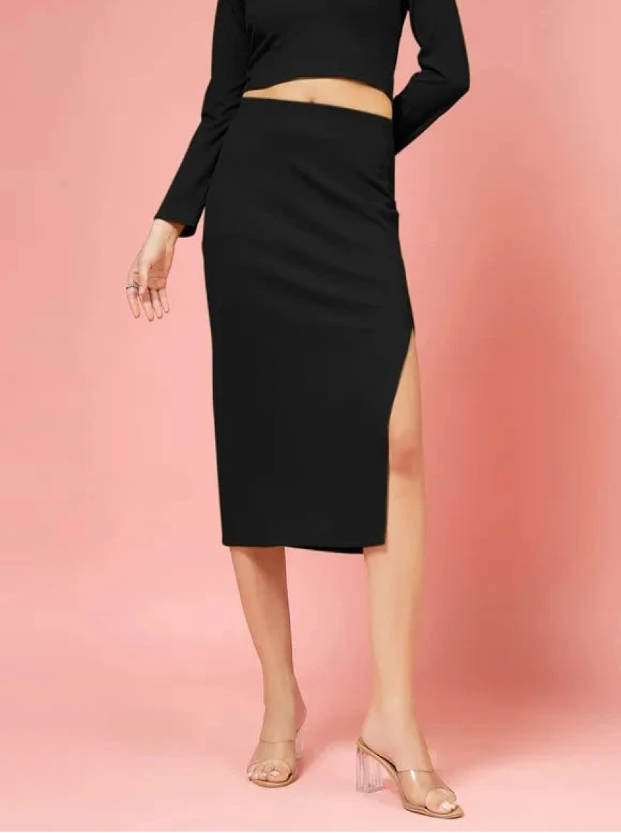 Women's Pencil Skirt | Black