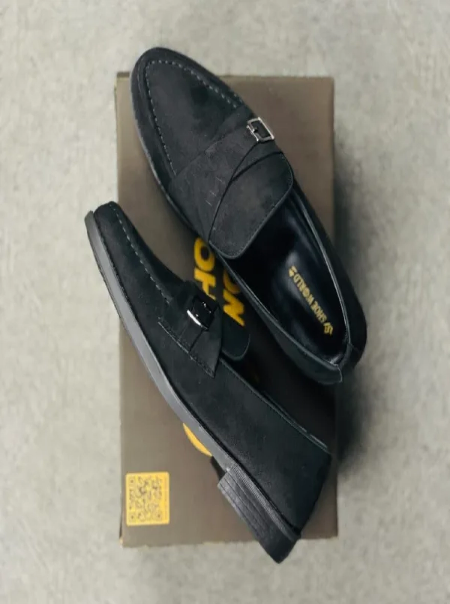 Premium Suede Tarsal-Black-Men