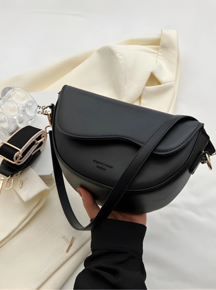 Saddle Luxe Shoulder Bag