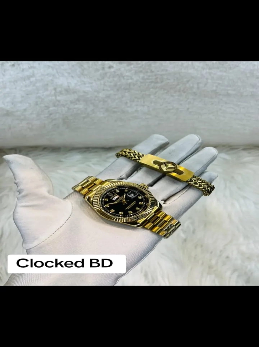 Rolex "Emerald Royale" Two-Tone Datejust Set