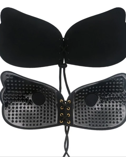 Butterfly Wings Wireless Silicone Push up Bra