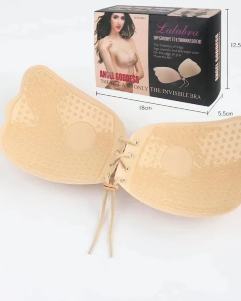 Butterfly Wings Wireless Silicone Push up Bra