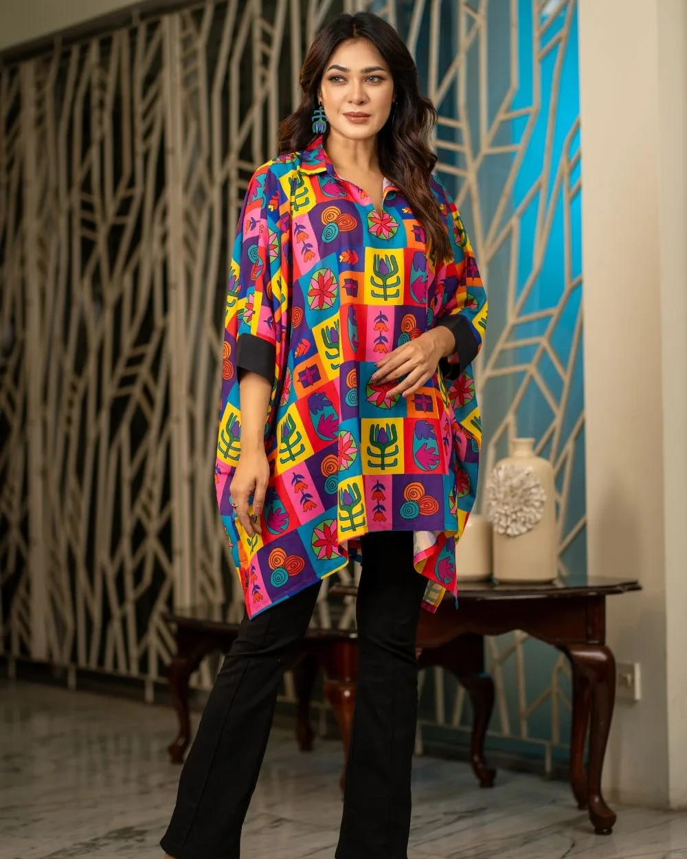 Flower Cocktail Kaftan