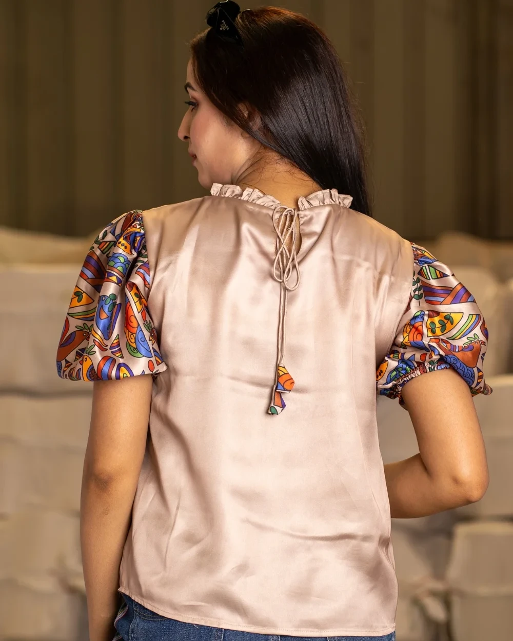 Birds of a feather Short Tops