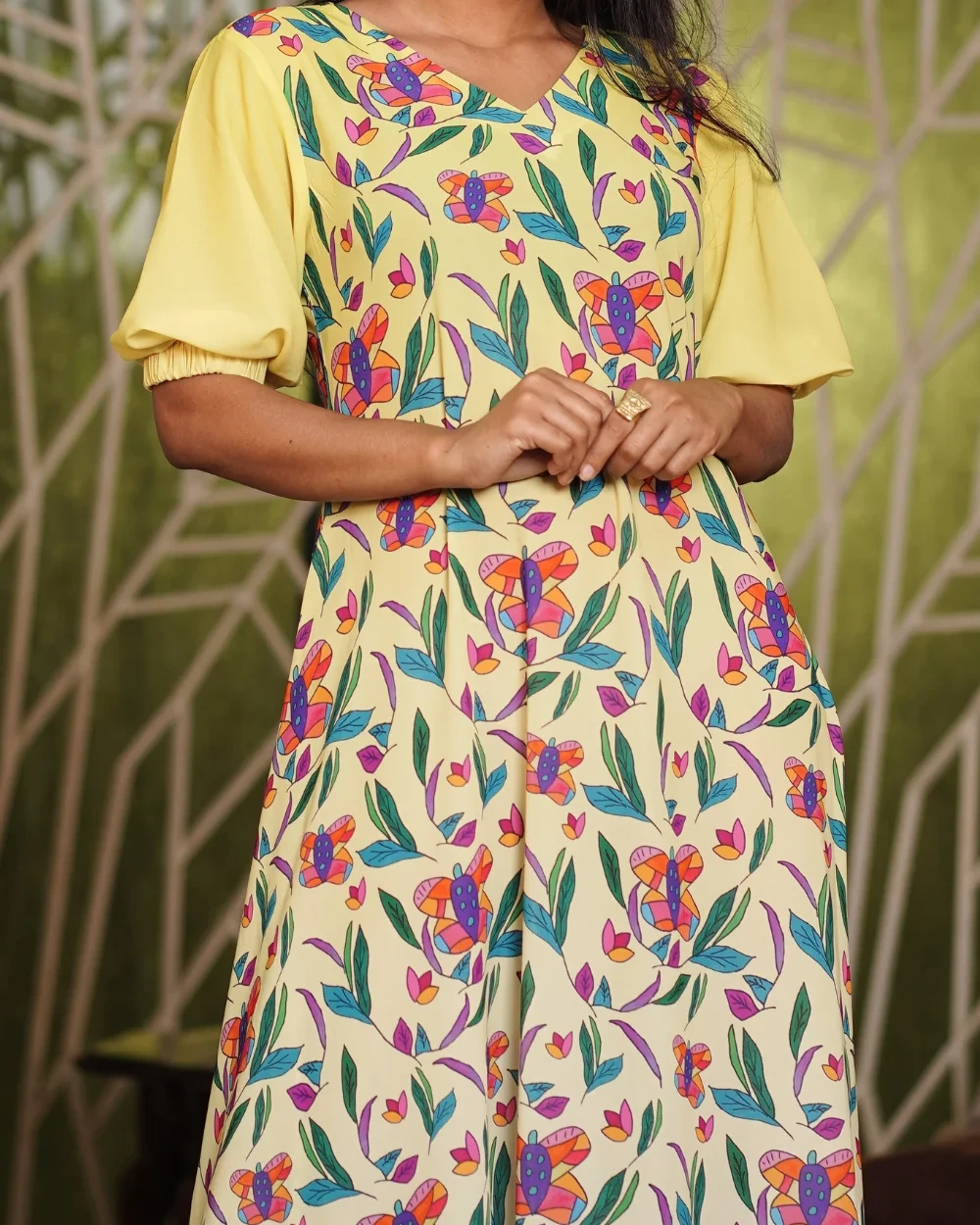 Sunny Day Yellow Long Dress