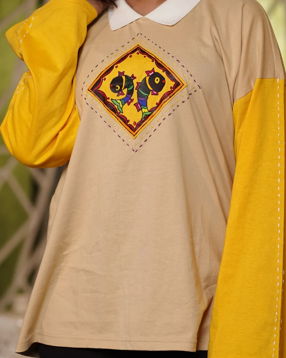 Holudia Pakhi Short Tops