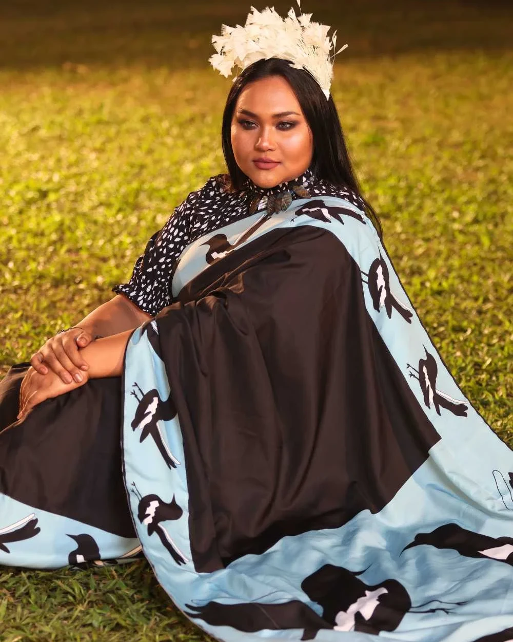 Magpie Robin’s night out silk saree