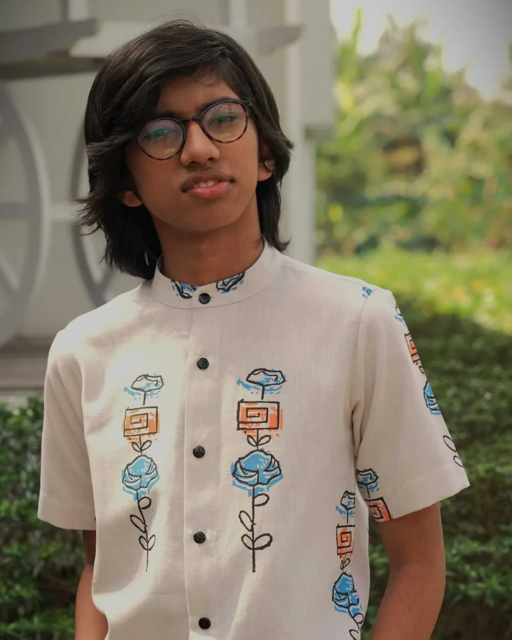 Blue Rose Shirt
