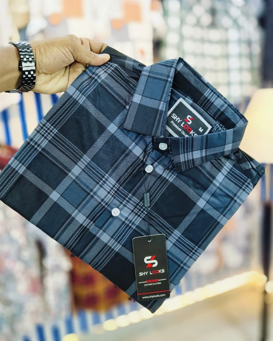Rustic Mahogany Tartan Cotton Shirt