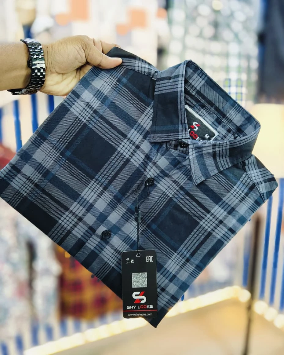 Rustic Mahogany Tartan Cotton Shirt