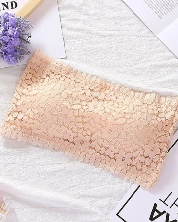 China Lace Strapless Bra