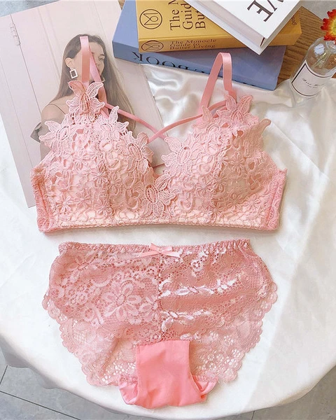 China Rose Bra Panty Set