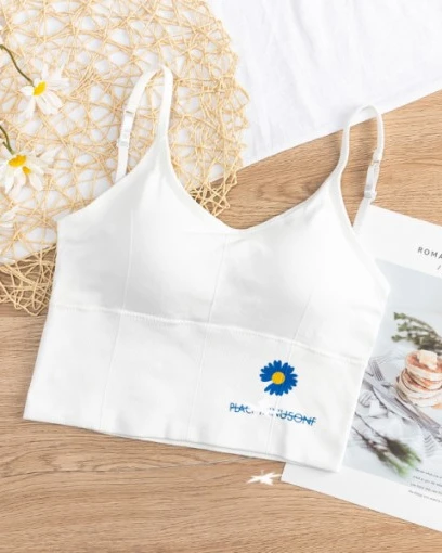 Crop Top Teenage Bra (Free Size)