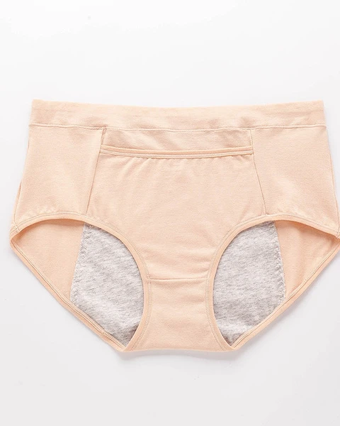 Leak Proof Menstrual Period Underwear with Warming Pocket (Free Size)