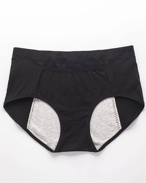 Leak Proof Menstrual Period Underwear with Warming Pocket (Free Size)