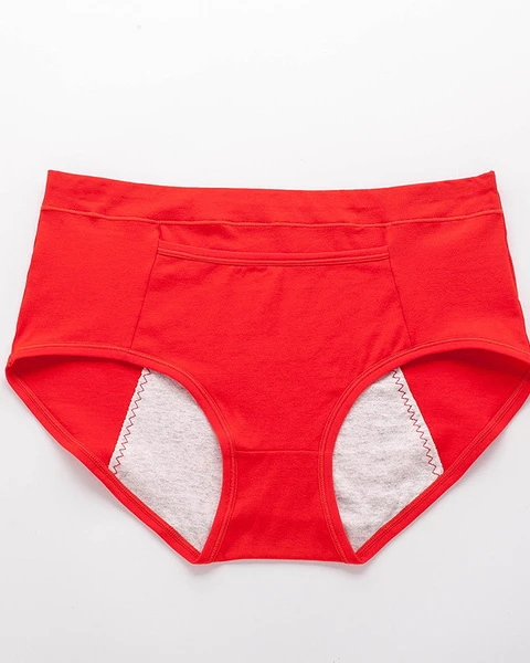 Leak Proof Menstrual Period Underwear with Warming Pocket (Free Size)