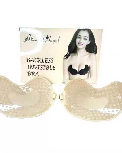 Mango Shaped Thin Push-Up Silicone Strapless Invisible Bra