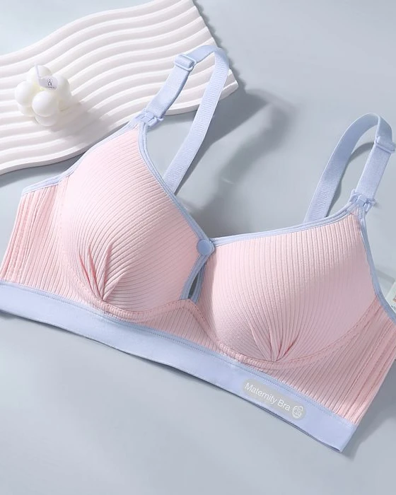 One Button Breastfeeding Bra