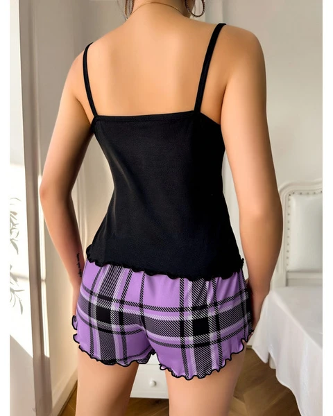 Two-Piece Suspender Short and Top Set (Free Size)