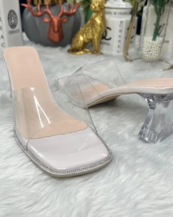 Crystal Glass Heel