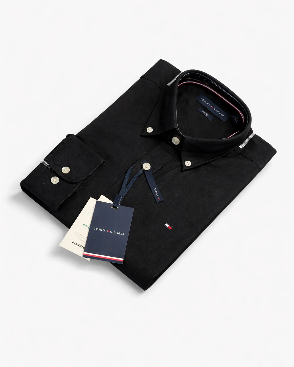 Tommy Premium Jet Black Solid Shirt