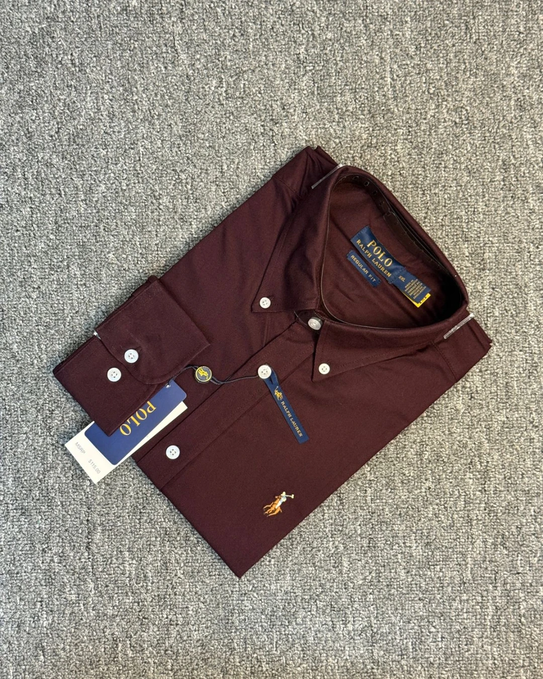 RL Premium Chocolate Solid Shirt