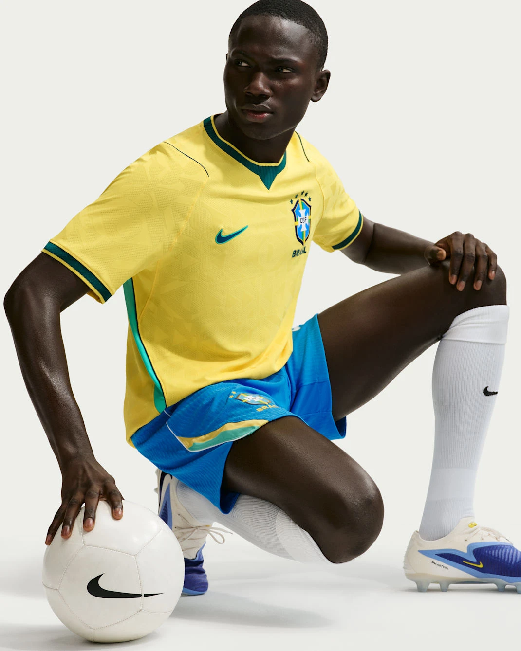 Brazil Home Authentic T-Shirt Half Sleeve Player Edition Jersey Kit 2026