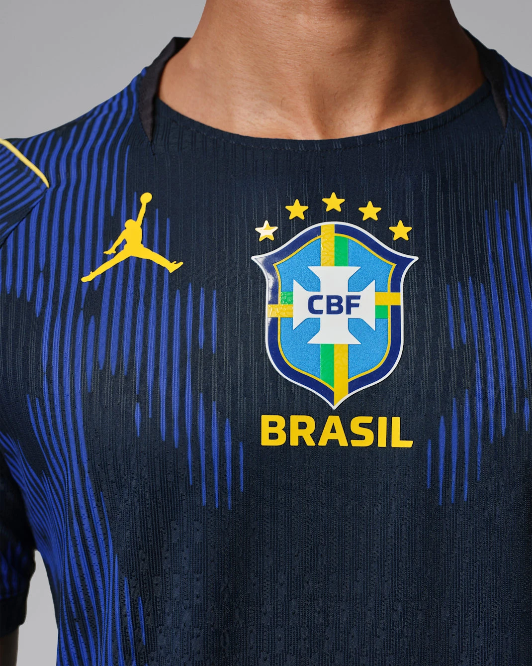 Brazil Away Authentic T-Shirt Half Sleeve Player Edition Jersey Kit 2026