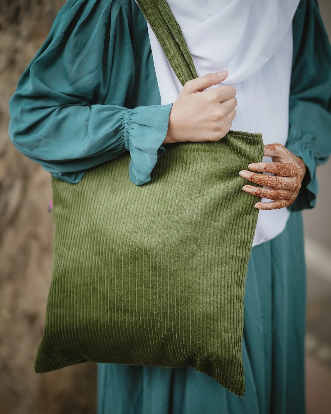Heritage Corduroy Premium Essential Tote