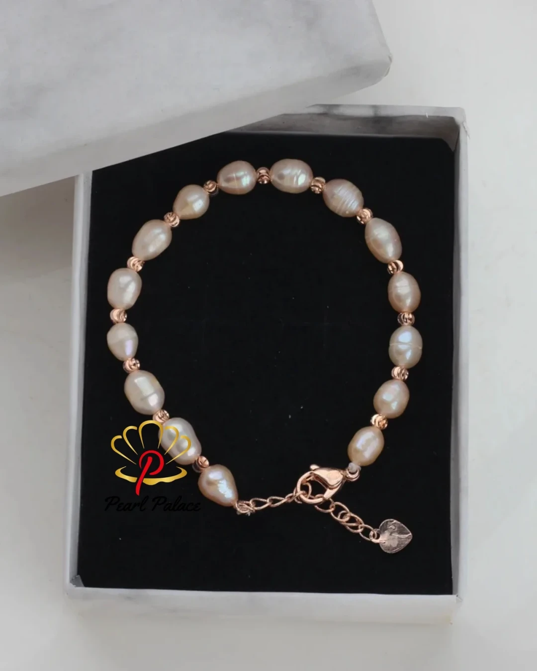 Natural freshwater pearl bracelet Real Pearl Bracelet Female Adjustable Rice Beads Bracelet For Girl Birthday Present